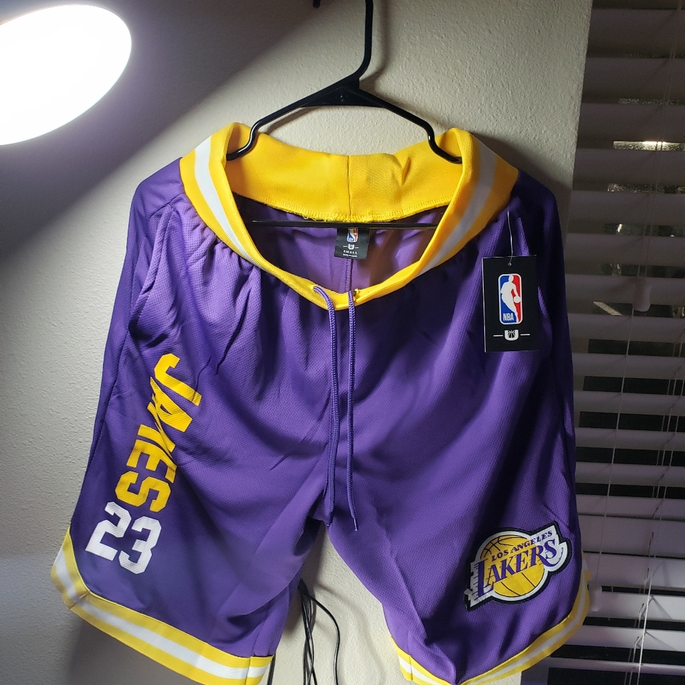 LA lakers shorts
